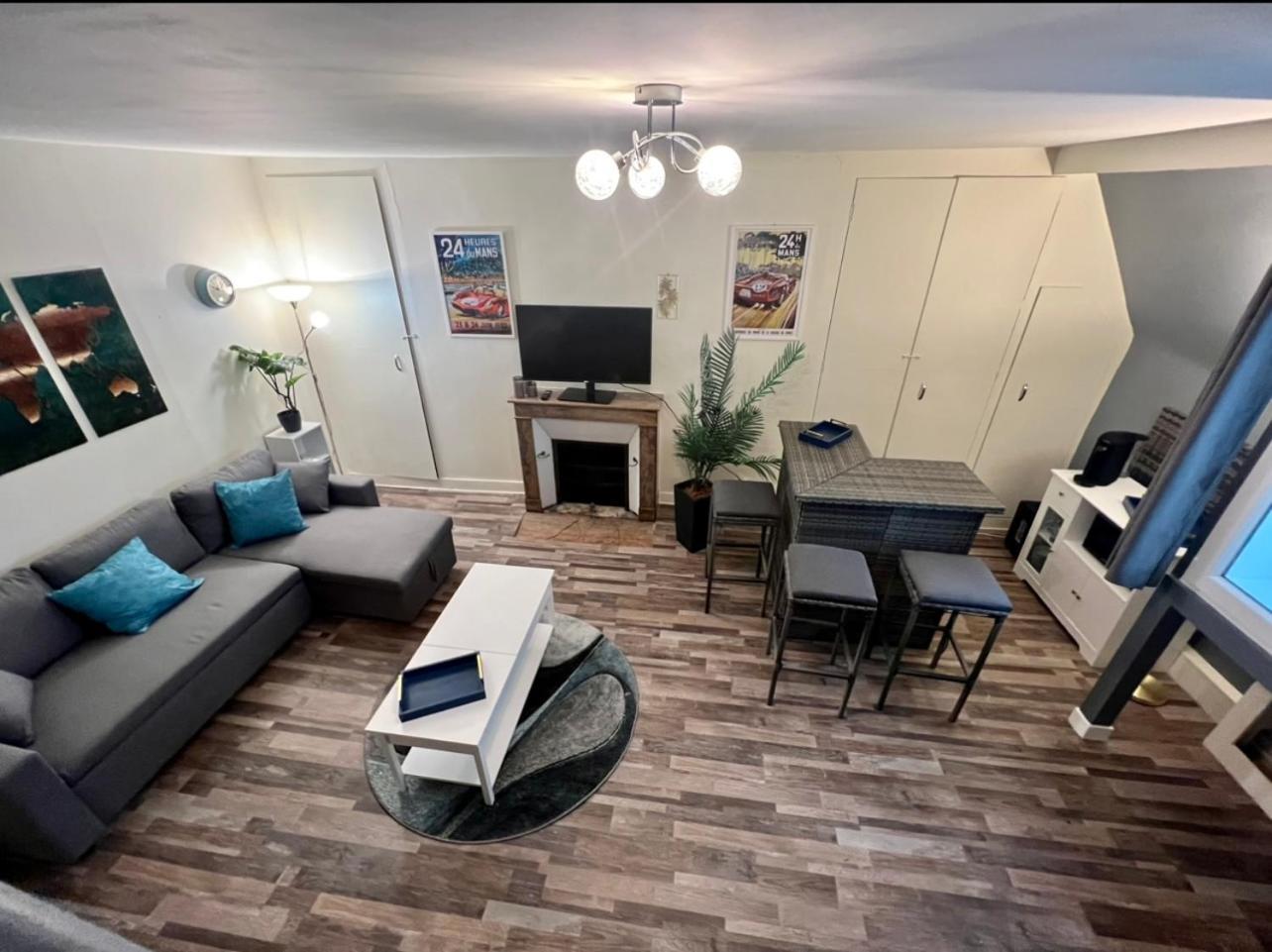 Duplex Au 2Eme Et De Notre Maison -Acces Au Jardin-Smart Tv-Streaming-Wifi 르망 외부 사진